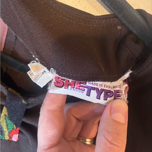 Vintage 1970s Shetype London Maxi Dress – Made in England – Estimated Medium - Picture 4 of 4